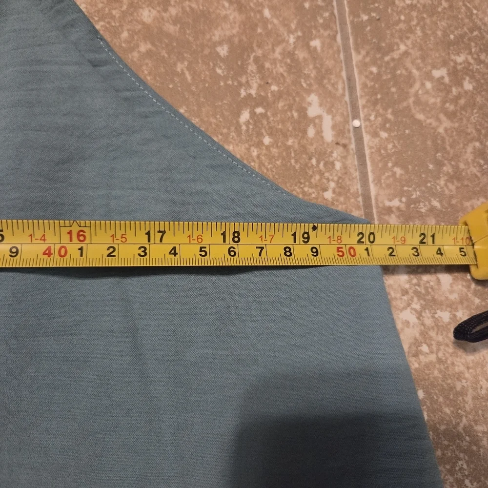 You Are Beautiful Womens Green Jumpsuit. Sz L Lagenlook Boho Hippie - Picture 6 of 7